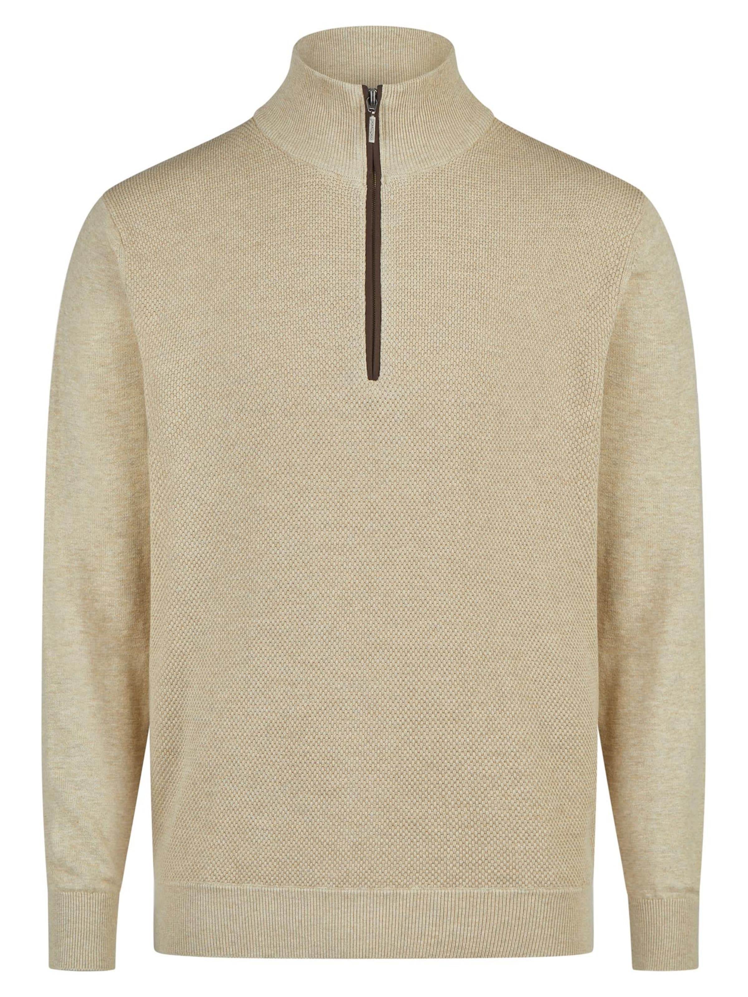 redmond Pullover 'Basic'‌‌‌‌‌‌‌‌ in Beige: Vorderseite