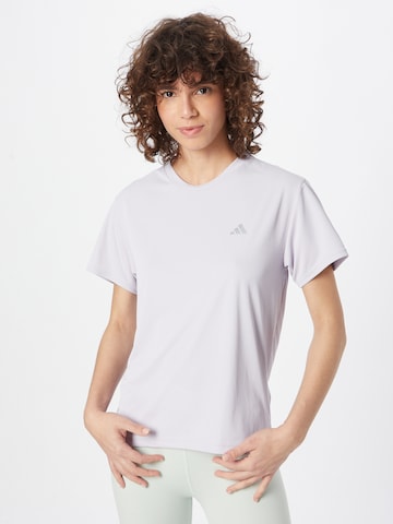 T-shirt fonctionnel 'Run It' ADIDAS PERFORMANCE en gris : devant