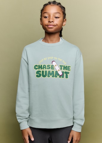 Sweat 'MANU6' MANGO KIDS en bleu : devant