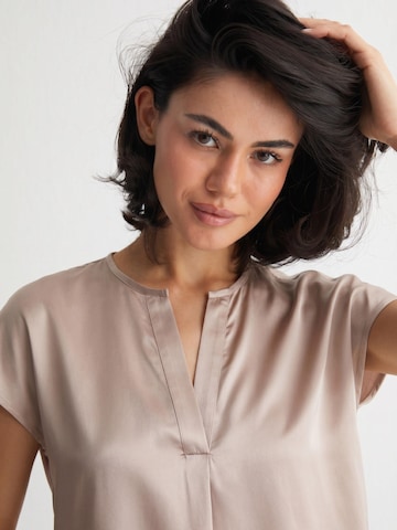 Chemisier SILK & CASHMERE en gris