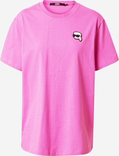 Karl Lagerfeld T-shirt en rose, Vue avec produit