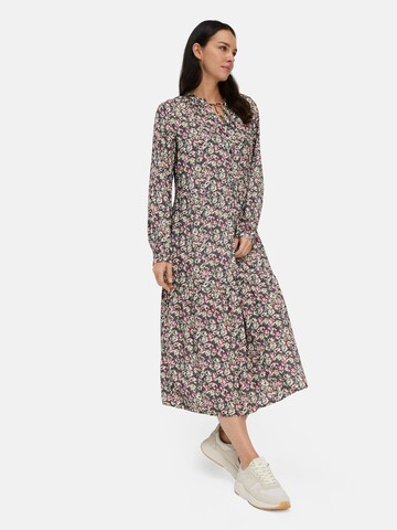 CAMEL ACTIVE Langarm Kleid aus reiner Viskose in Grau