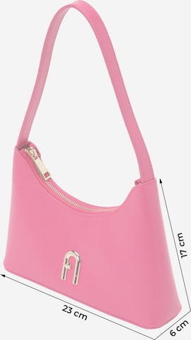FURLA Τσάντα ώμου 'DIAMANTE MINI' σε ροζ