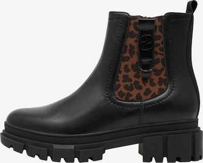 Ghete chelsea s.Oliver pe maro / negru, Vizualizare produs