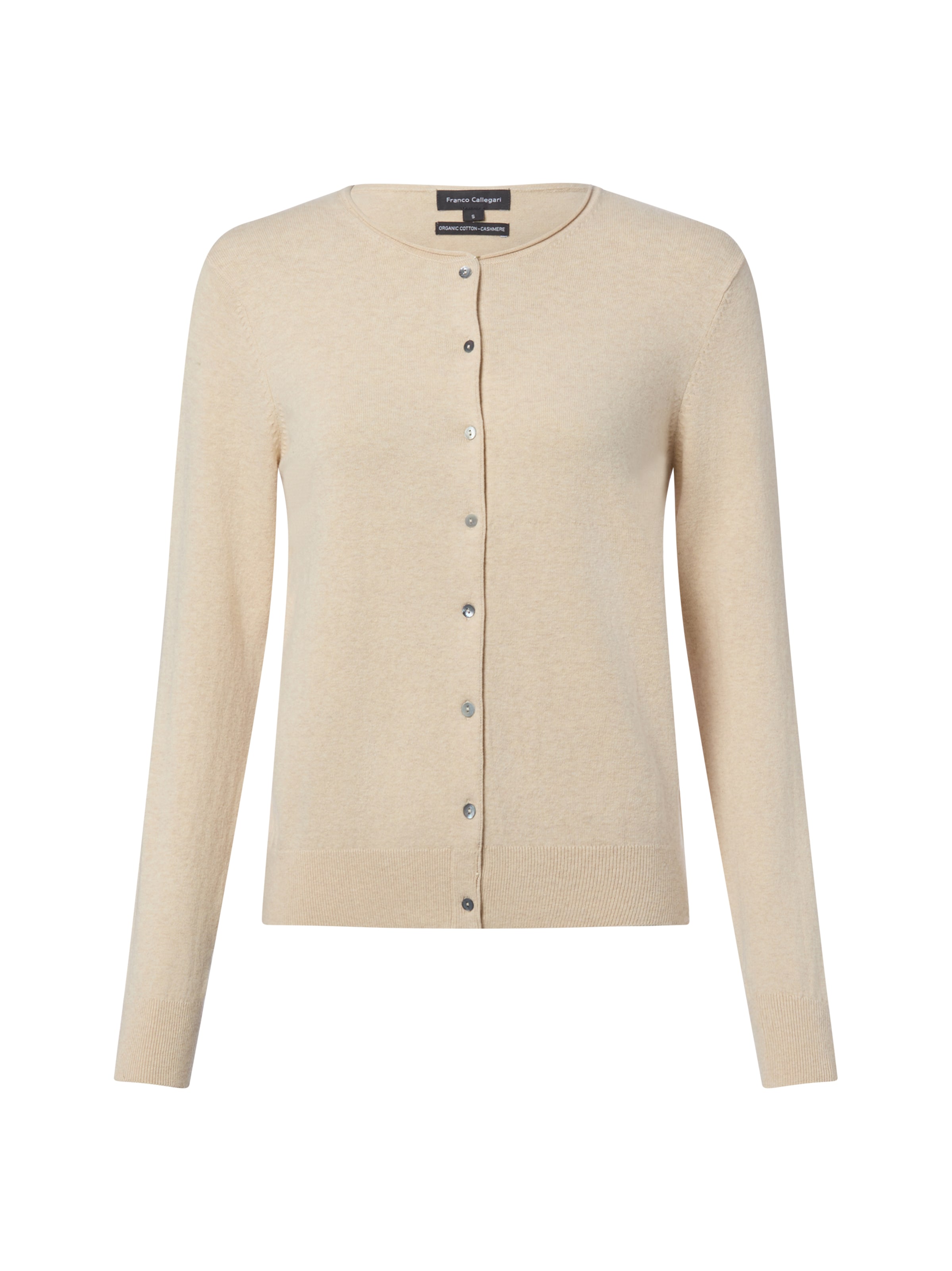 Franco Callegari Strickjacke in Beige: Vorderseite