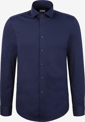 SEIDENSTICKER Comfort fit Business shirt in Blue: front