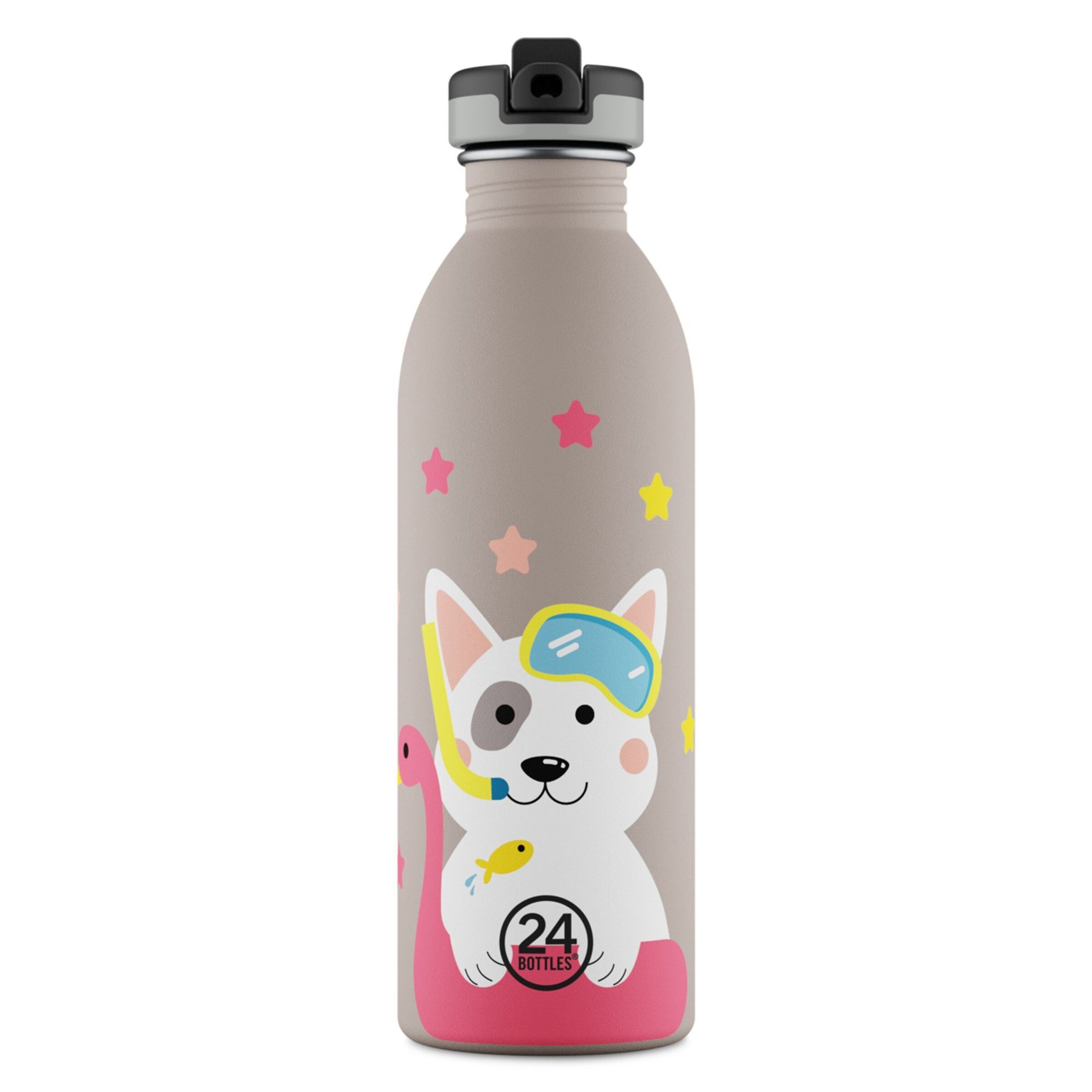 24Bottles Trinkflasche 'Urban' in Grau: Vorderseite