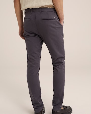 Coupe slim Pantalon chino WE Fashion en gris