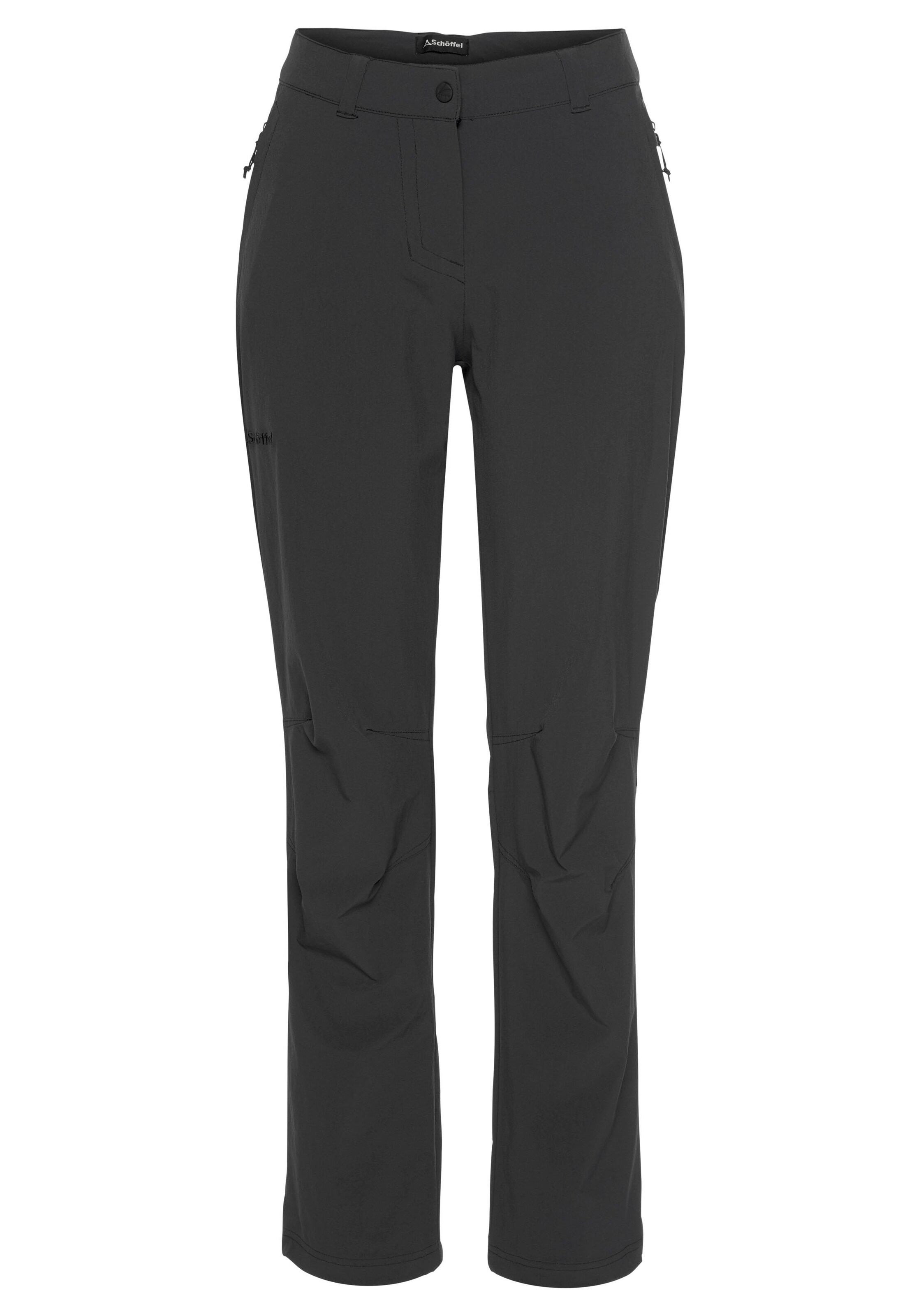 Regular Pantalon outdoor 'Engadin1' Schöffel en noir : devant