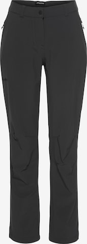 Schöffel Regular Outdoor Pants 'Engadin1' in Black: front