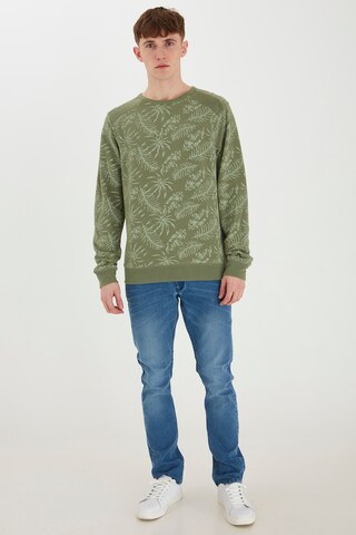 BLEND Sweatshirt mit Allover print in Grün
