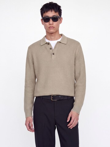 JACK & JONES Sweater 'JJSAGE' in Grey: front