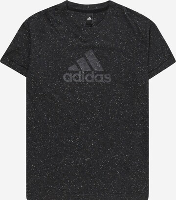 ADIDAS PERFORMANCE Performance Shirt 'Future Icons Winners' in Black: front