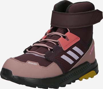 ADIDAS TERREX Boots 'Trailmaker High Cold.Rdy' i lila: framsida