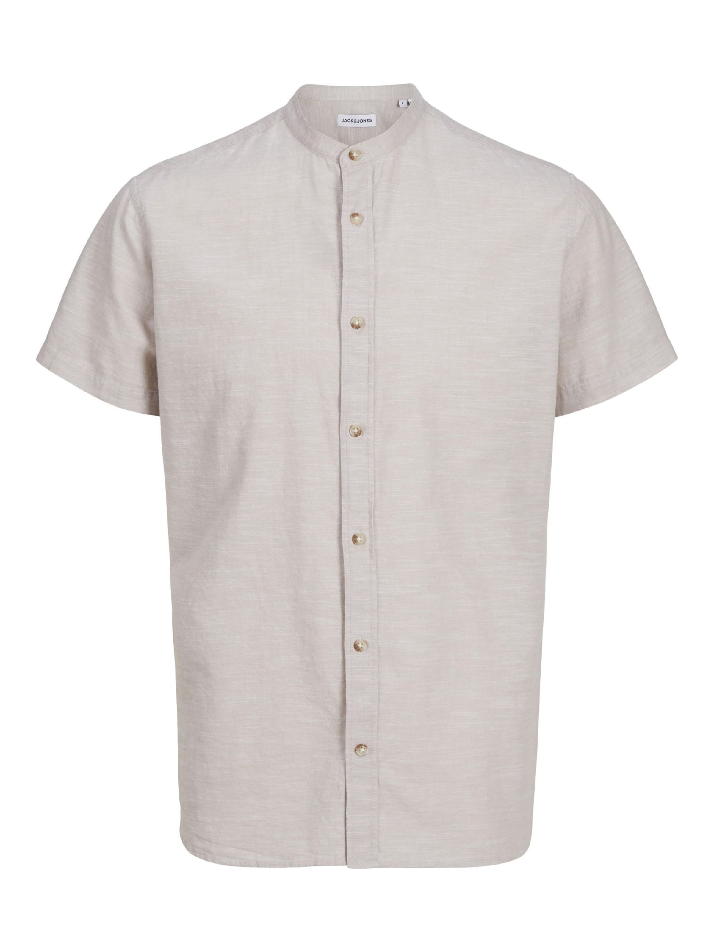 JACK & JONES Hemd in Beige: Vorderseite