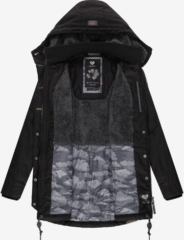Ragwear Winter Coat 'Jane II Intl.' in Black