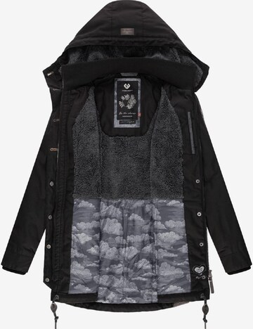 Ragwear Winterjacke 'Jane II Intl.' in Schwarz