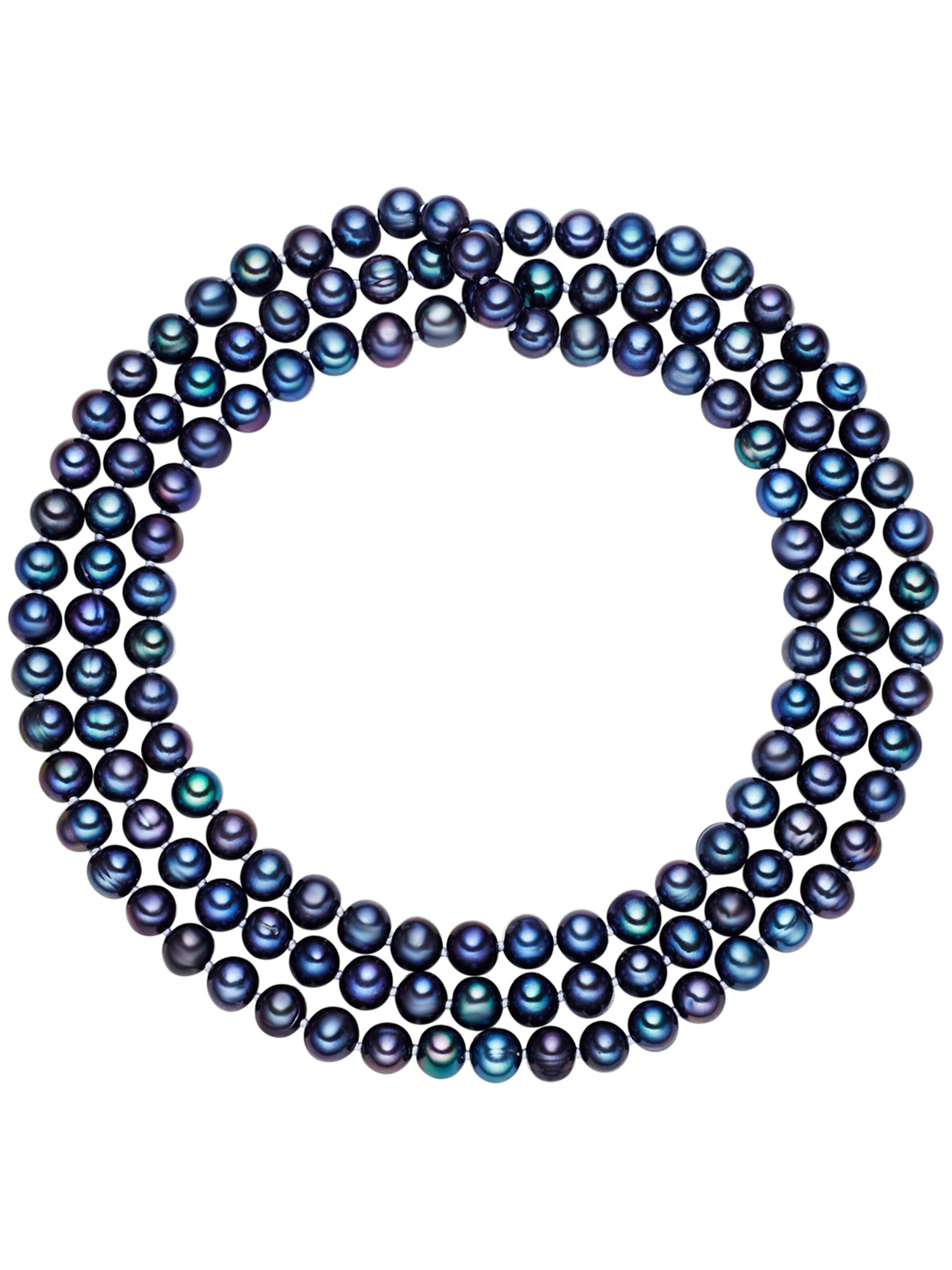 Collana di Lulu & Jane in blu: frontale