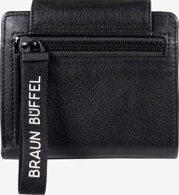 Braun Büffel Wallet 'Capri S' in Black