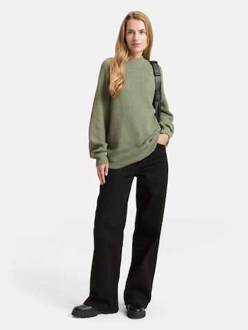 TOM TAILOR Sweater in Green