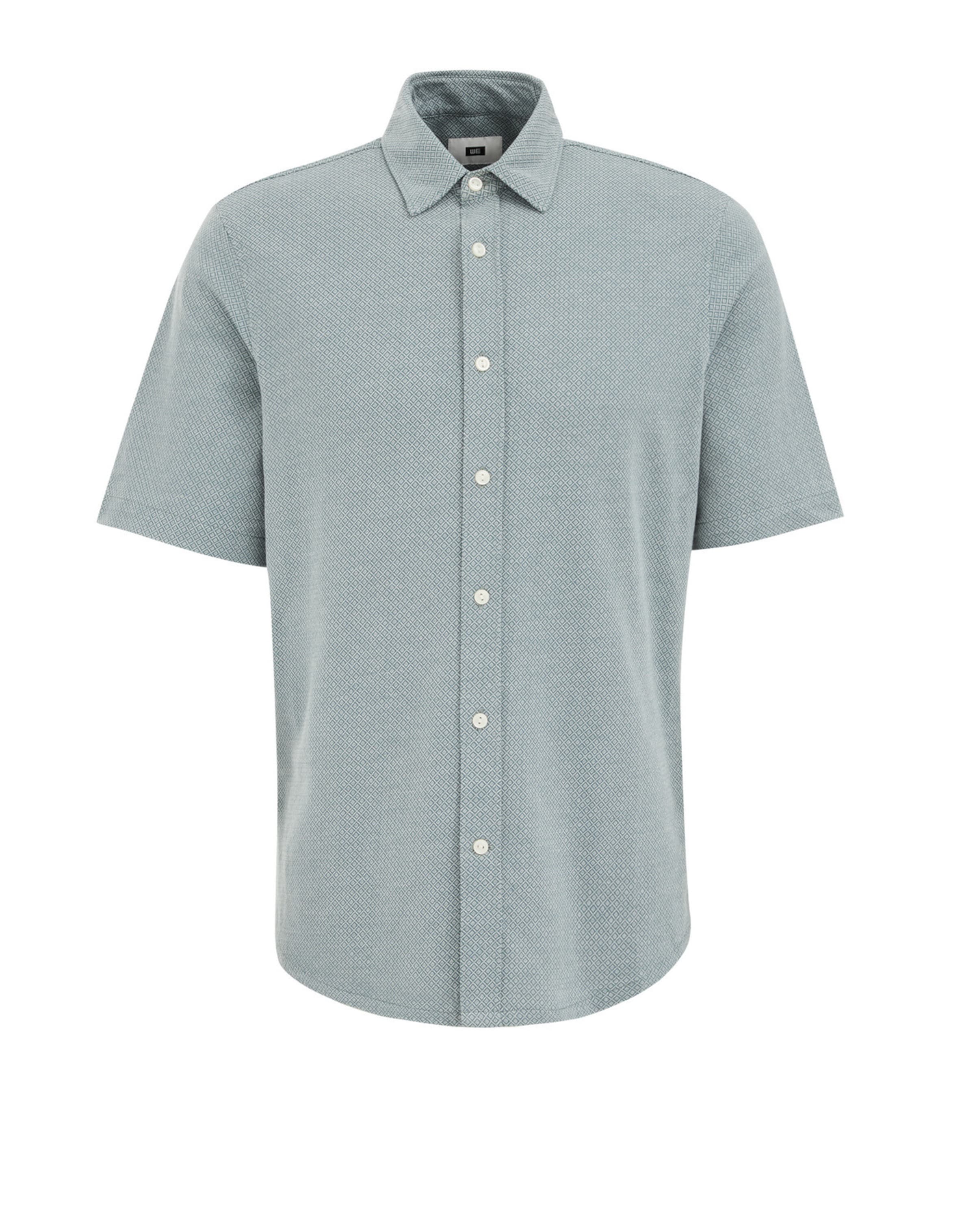 WE Fashion Regular fit Overhemd in Blauw: voorkant