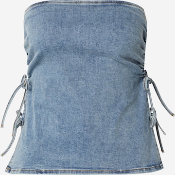 Top di Hoermanseder in blu: frontale