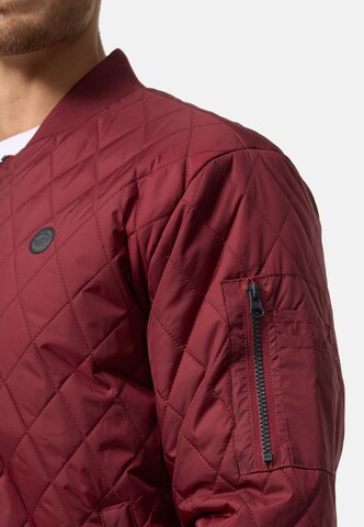 INDICODE JEANS Between-Season Jacket 'Novak' in Red