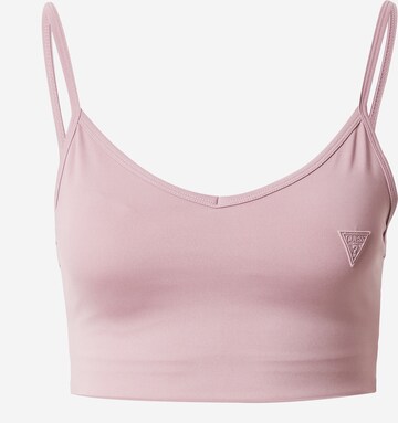 GUESS Sports Bra 'ANGELICA' in Purple: front