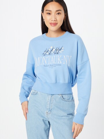 Abercrombie & Fitch Sweatshirt in Blau: predná strana