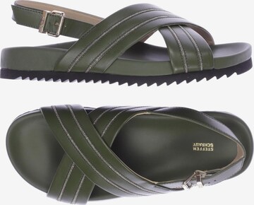 STEFFEN SCHRAUT Sandals & High-Heeled Sandals in 39 in Green: front