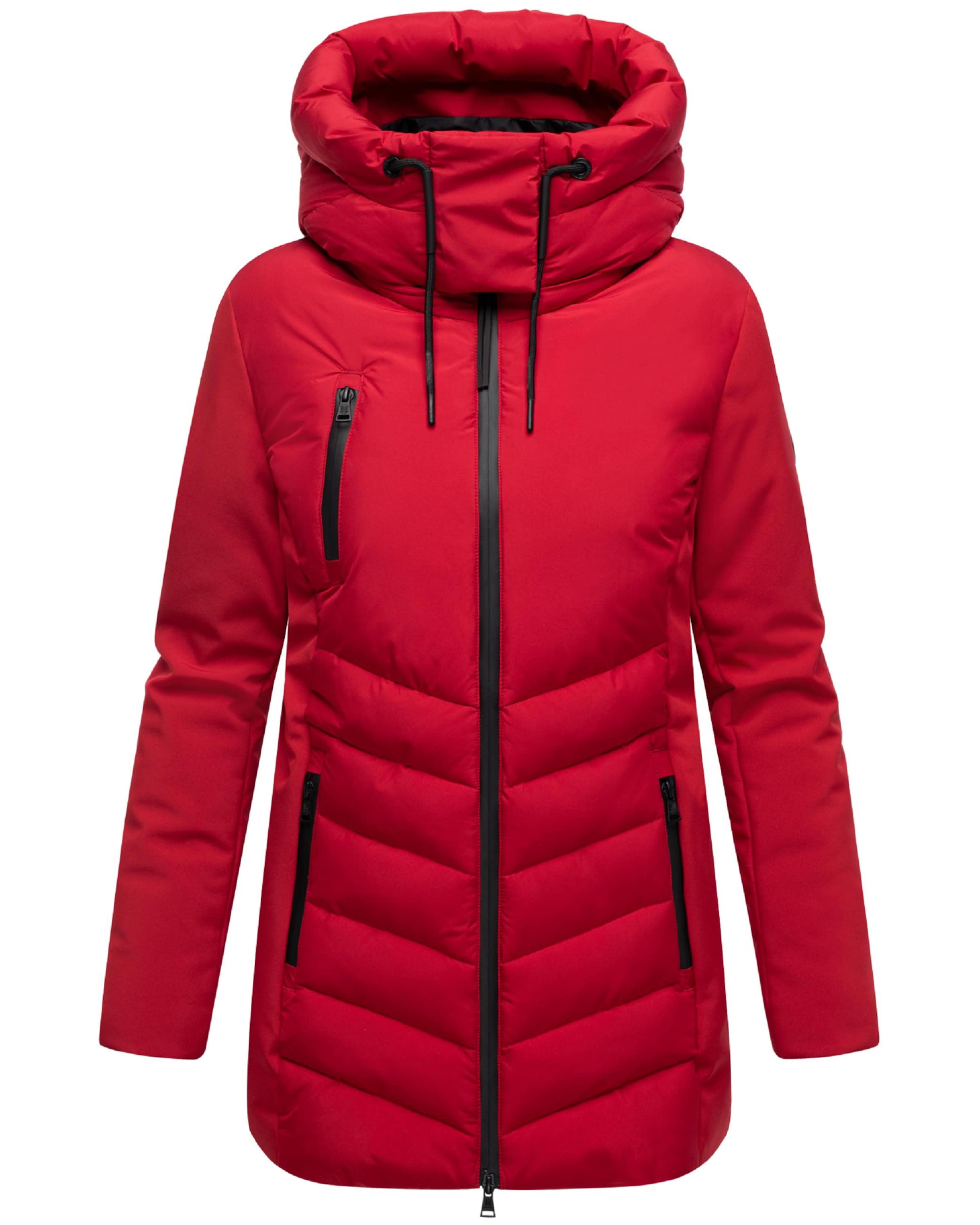 MARIKOO Zimná bunda 'Tivaa XVI' - Červená: predná strana