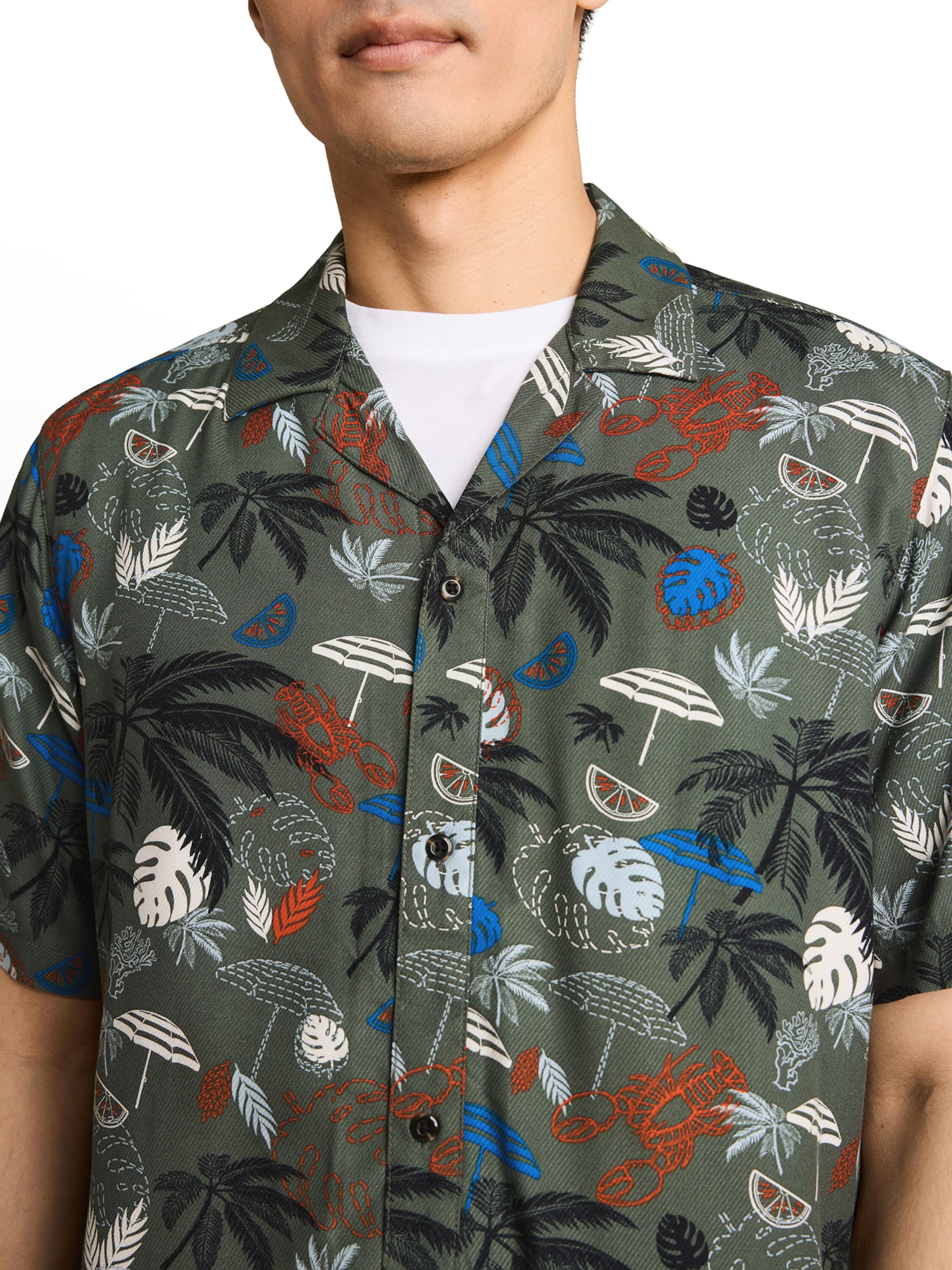 TOM TAILOR Regular fit Overhemd in Groen