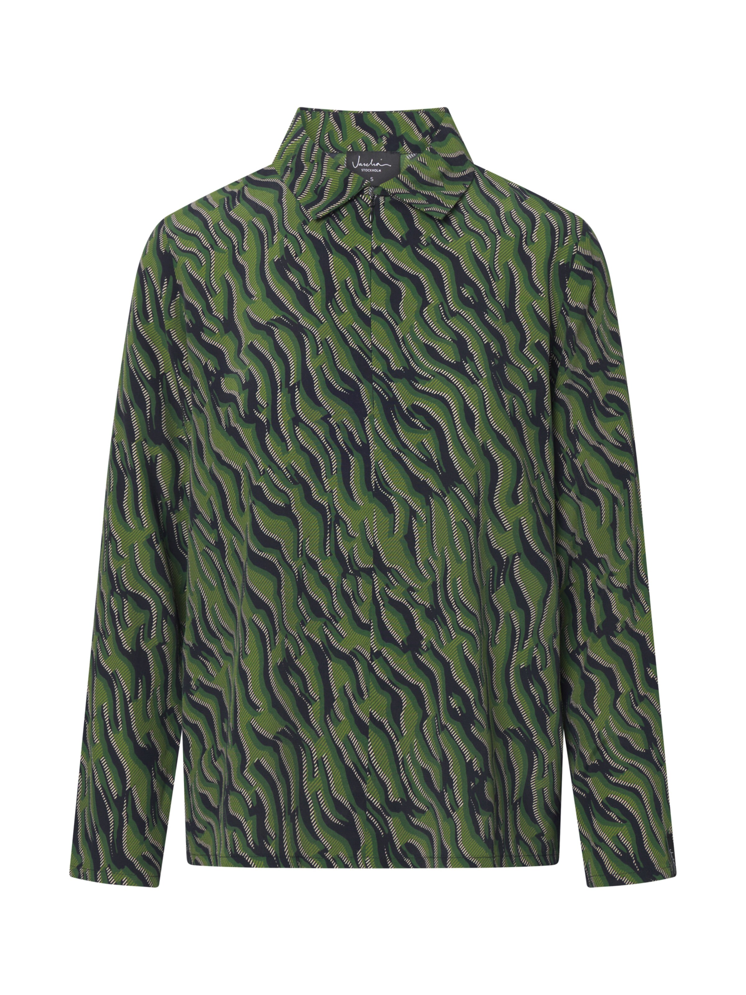 Jascha Stockholm Blouse 'Saskia' in Green: front