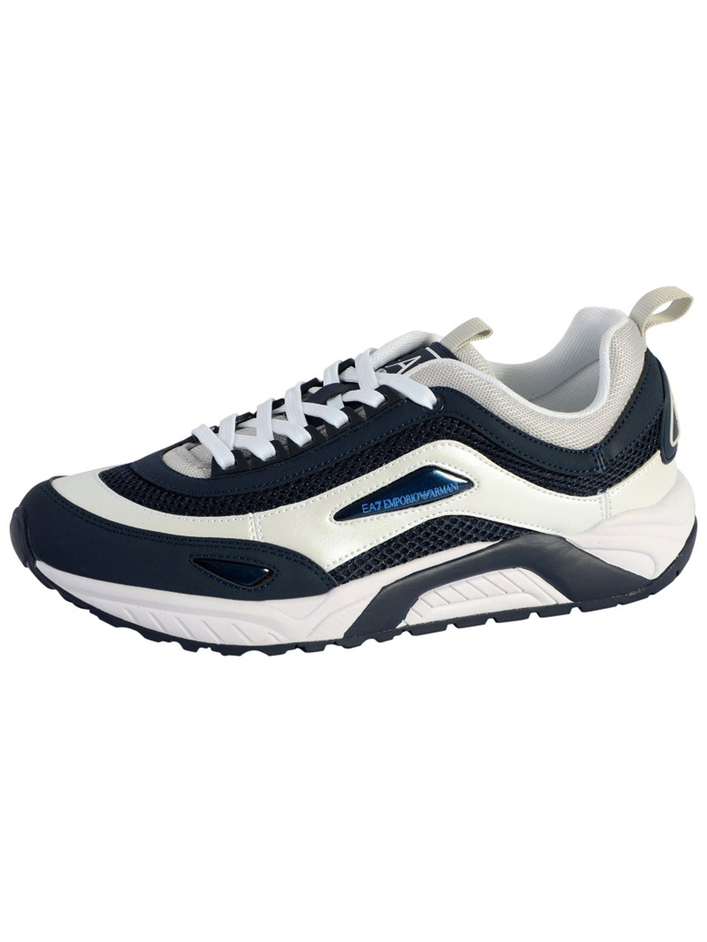 EA7 Emporio Armani Buty sportowe sznurowane w kolorze niebieski: przód