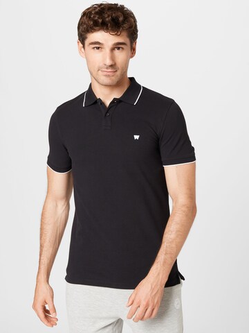 WRANGLER Poloshirt in Schwarz: predná strana