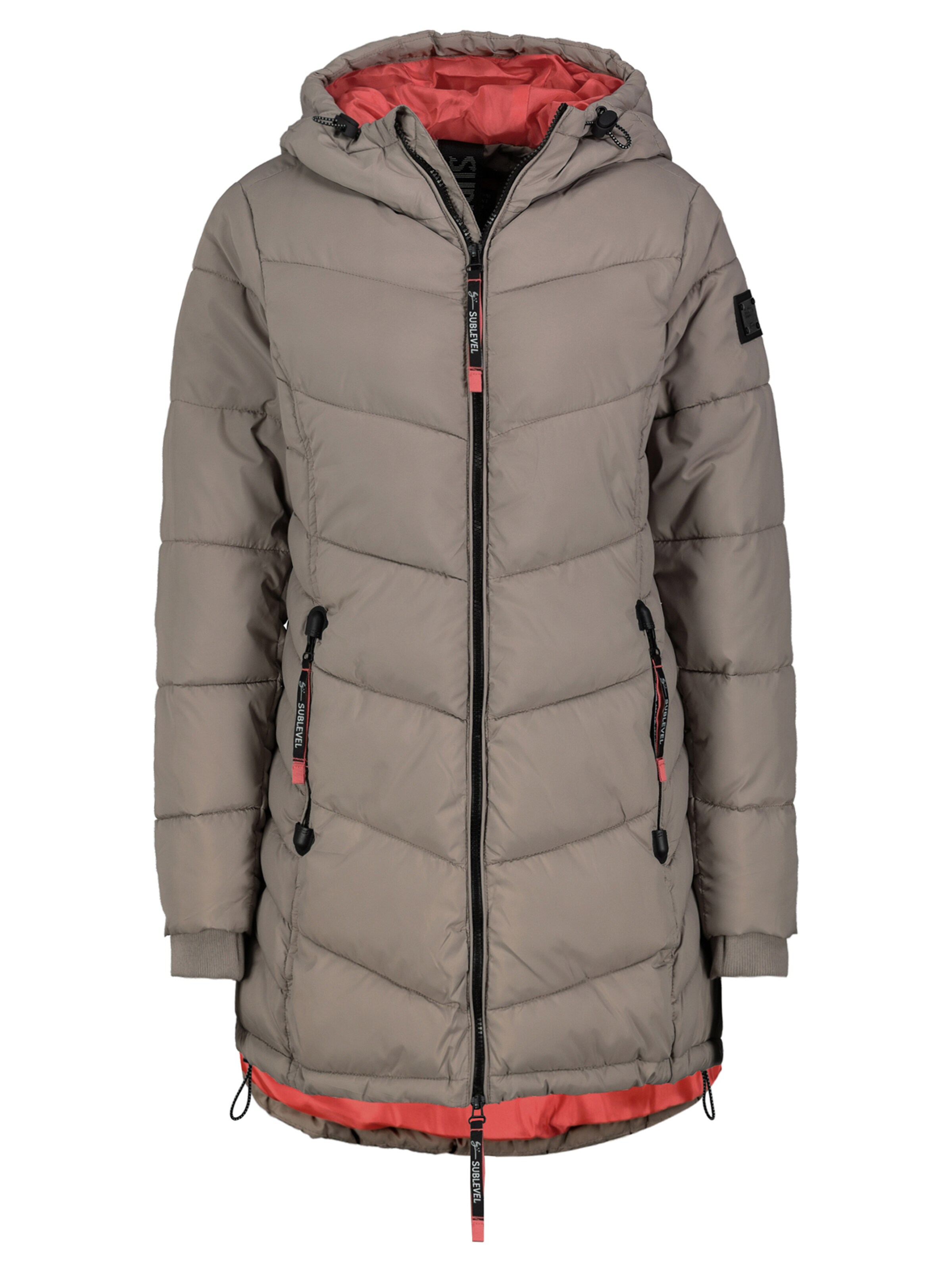 Sublevel Wintermantel in Bruin: voorkant
