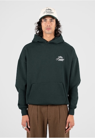 Prohibited Sweatshirt 'Leaf' in Green: front