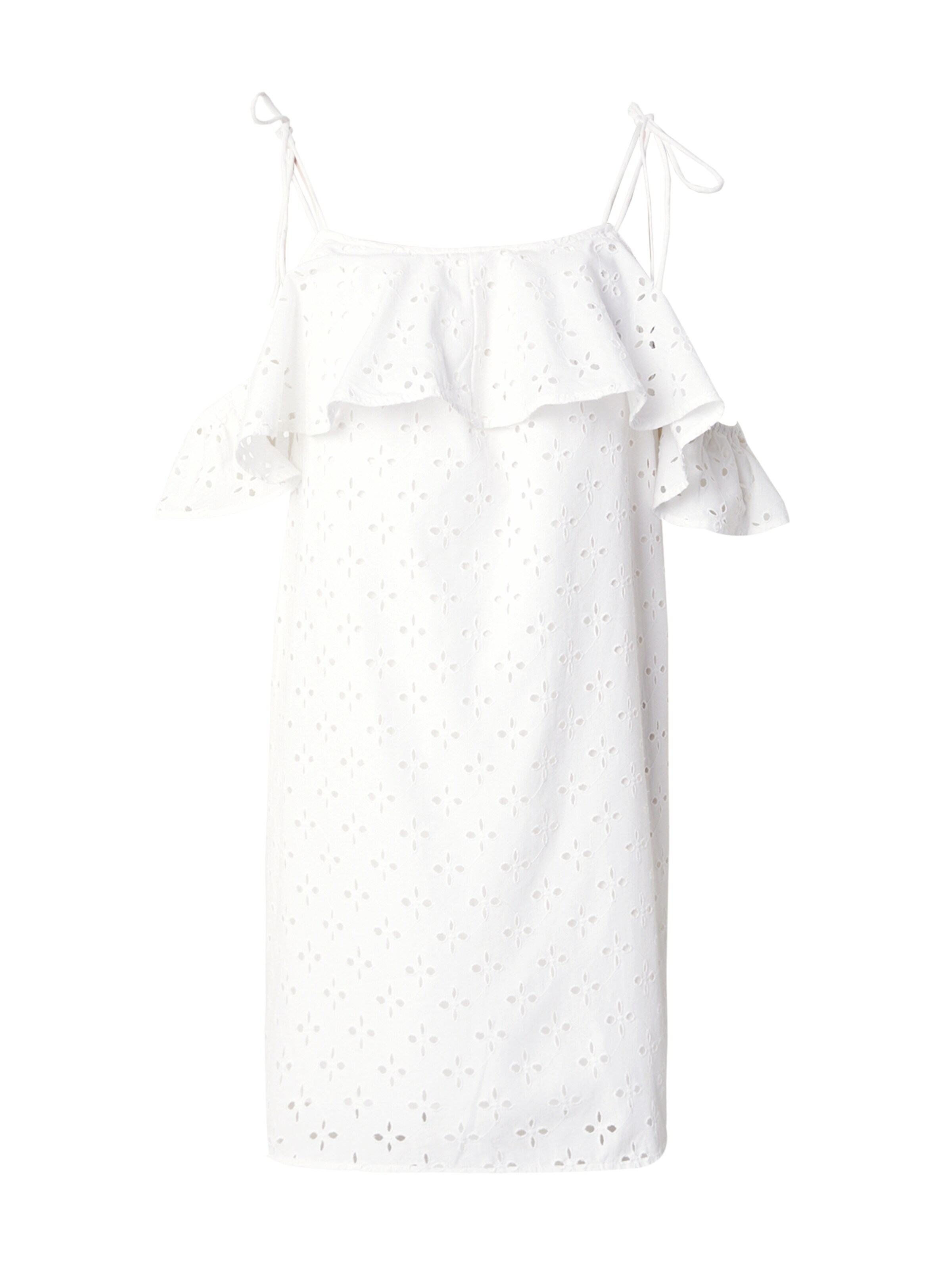 Monki Платье в Белый: спереди