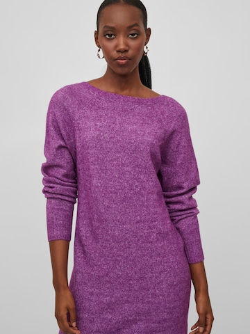 VILA Knitted dress 'Ella' in Purple