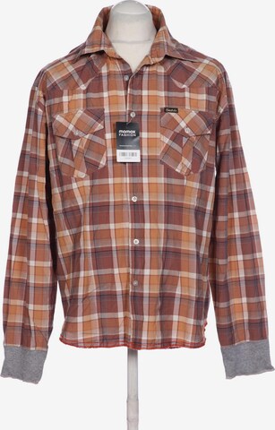 SCOTCH & SODA Button Up Shirt in XL in Brown: front