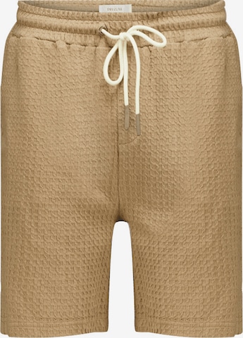 Pantalon ' NOLAN ' Deeluxe en marron : devant