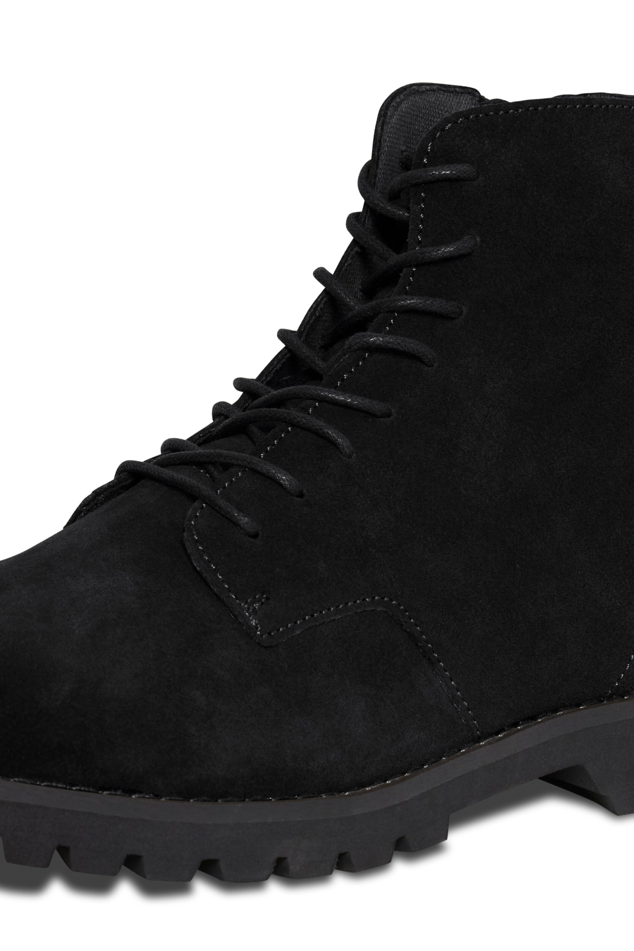 BLEND Lace-Up Boots in Black