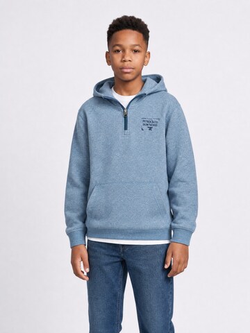 Petrol Industries Sweatshirt in Blauw: voorkant