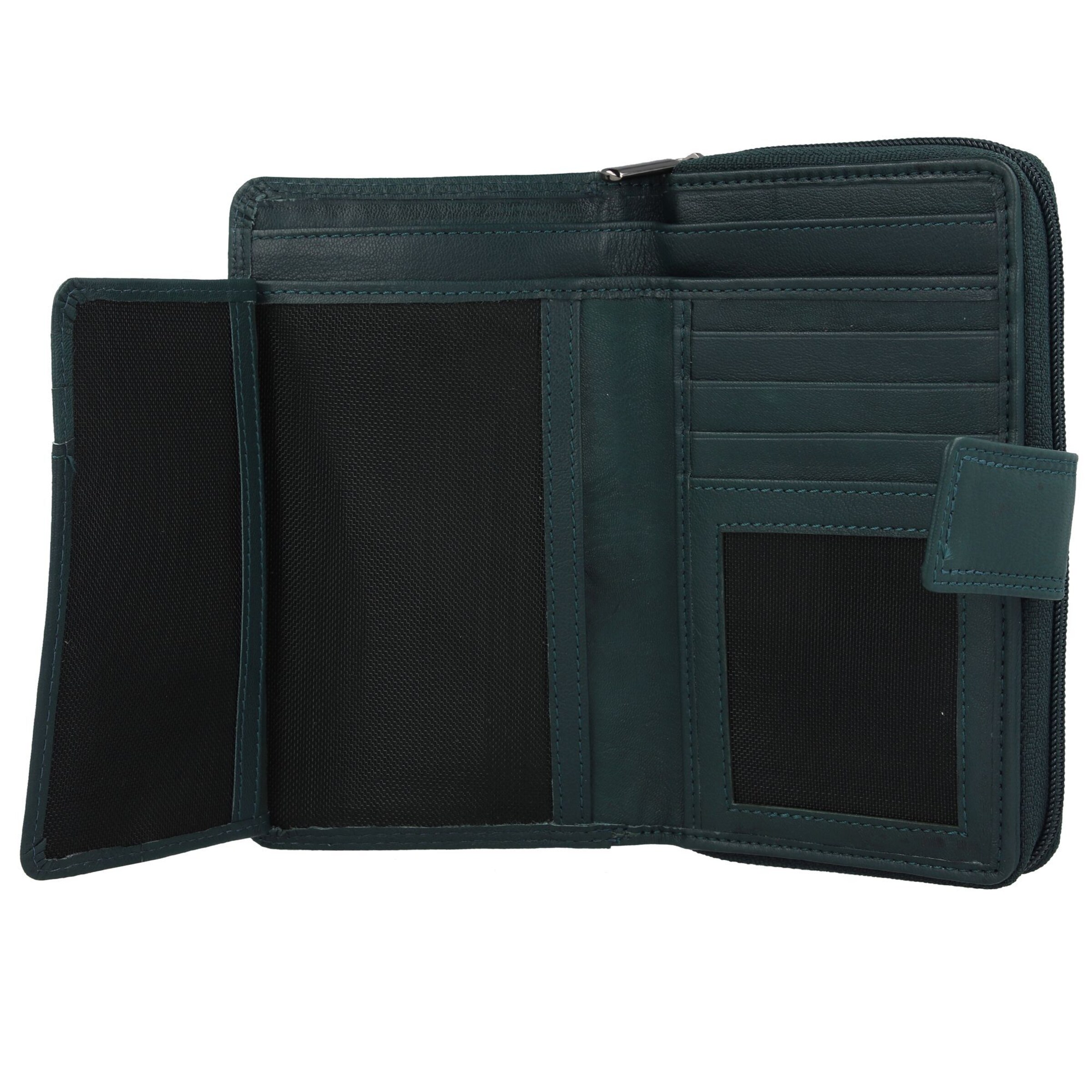 mano Portemonnaie 'Donna Giulia' in Grün