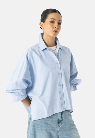 Elias Rumelis Bluse 'COLETTE' in Blau: Vorderseite