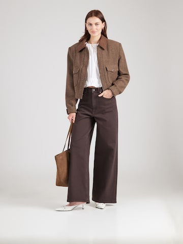 IVY OAK Wide leg Jeans 'Prijanka' in Brown