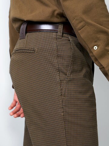 Regular Pantalon chino MEYER en marron
