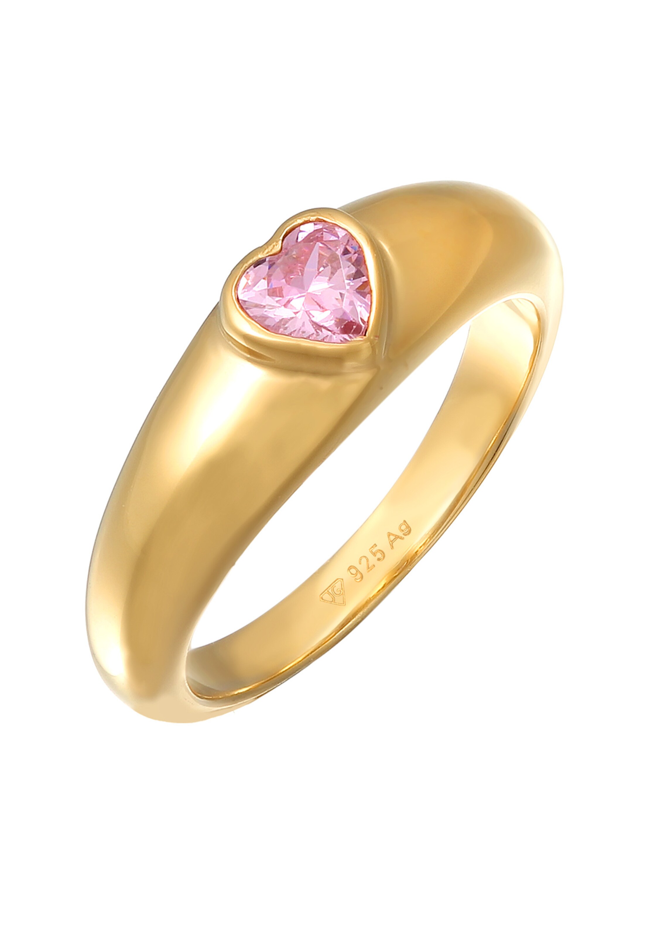 ELLI Gyűrűk 'Herz' - arany: elől