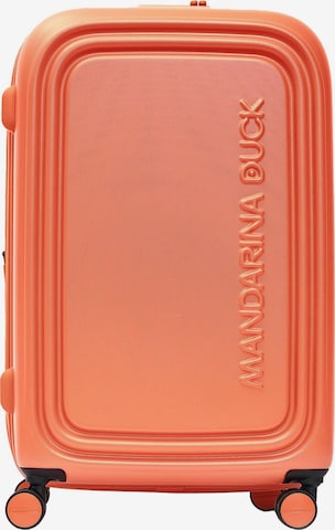 Trolley di MANDARINA DUCK in arancione: frontale