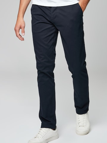 Next - Slimfit Pantalón chino en azul: frente